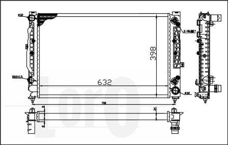 ABAKUS 003-017-0026 - Radiators, Motora dzesēšanas sistēma ps1.lv