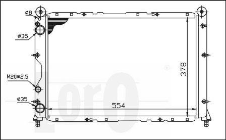 ABAKUS 002-017-0013 - Radiators, Motora dzesēšanas sistēma ps1.lv