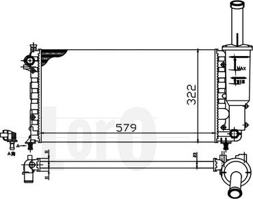 ABAKUS 016-017-0021 - Radiators, Motora dzesēšanas sistēma ps1.lv