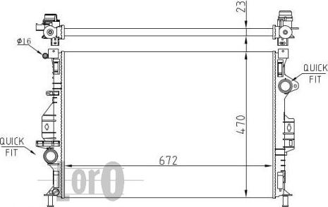 ABAKUS 017-017-0050 - Radiators, Motora dzesēšanas sistēma ps1.lv