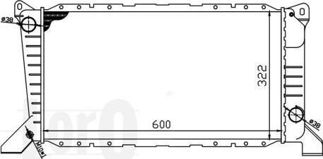 ABAKUS 017-017-0039 - Radiators, Motora dzesēšanas sistēma ps1.lv