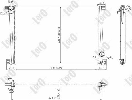 ABAKUS 032-017-0003 - Radiators, Motora dzesēšanas sistēma ps1.lv