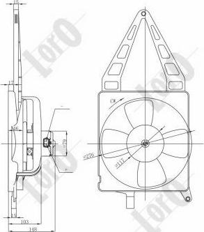 ABAKUS 037-014-0023 - Ventilators, Motora dzesēšanas sistēma ps1.lv