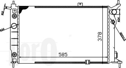 ABAKUS 037-017-0007 - Radiators, Motora dzesēšanas sistēma ps1.lv