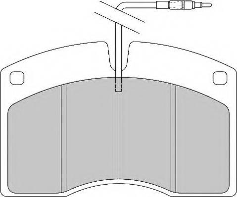 DT Spare Parts 4047755735531 - Bremžu uzliku kompl., Disku bremzes ps1.lv