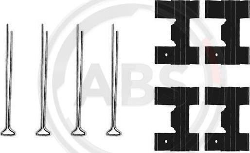 A.B.S. 0951Q - Piederumu komplekts, Disku bremžu uzlikas ps1.lv