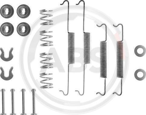 A.B.S. 0522Q - Piederumu komplekts, Bremžu loki ps1.lv