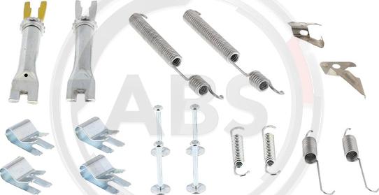 A.B.S. 0053SQ - Piederumu komplekts, Bremžu loki ps1.lv