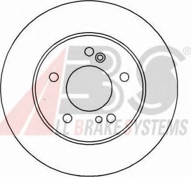 A.B.S. 16450 OE - Bremžu diski ps1.lv