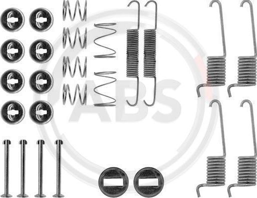 A.B.S. 0714Q - Piederumu komplekts, Bremžu loki ps1.lv