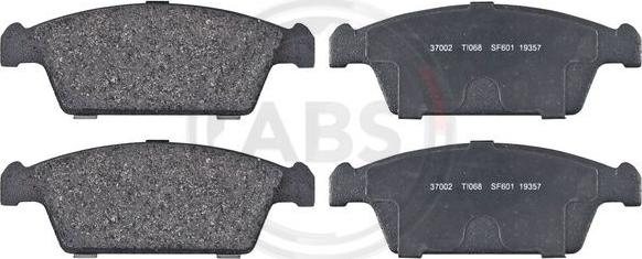 A.B.S. 37002 - Bremžu uzliku kompl., Disku bremzes ps1.lv