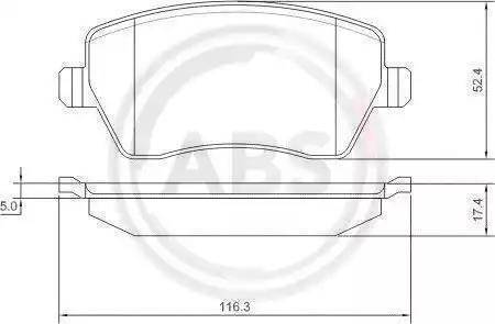 Parts-Mall PKW-013 - Bremžu uzliku kompl., Disku bremzes ps1.lv