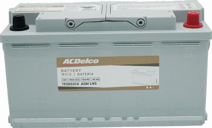 ACDelco 19380214 - Startera akumulatoru baterija ps1.lv