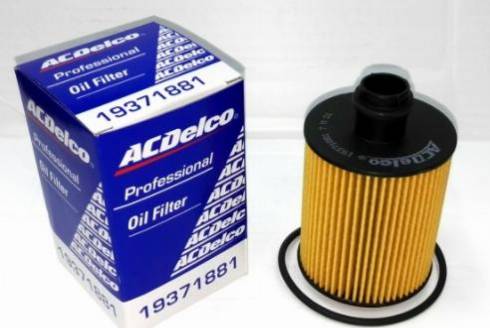 ACDelco 19371881 - Eļļas filtrs ps1.lv