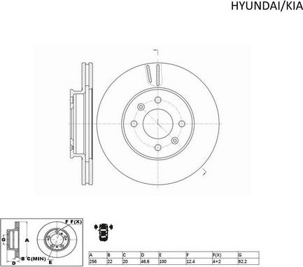 ACDelco ACDR2893 - Bremžu diski ps1.lv