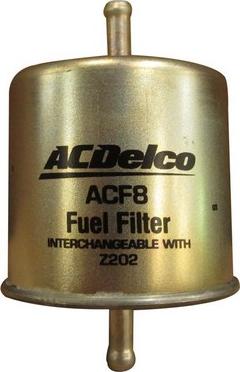 ACDelco ACF8 - Degvielas filtrs ps1.lv