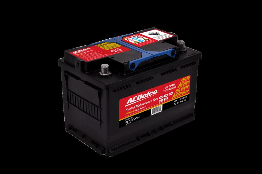 ACDelco S57090AGM - Startera akumulatoru baterija ps1.lv