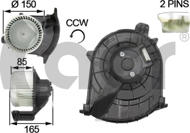 ACR 166364 - Elektromotors, Salona ventilācija ps1.lv