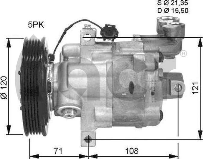 ACR 134528G - Kompresors, Gaisa kond. sistēma ps1.lv