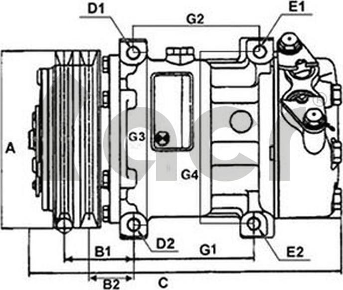 ACR 134296 - Kompresors, Gaisa kond. sistēma ps1.lv