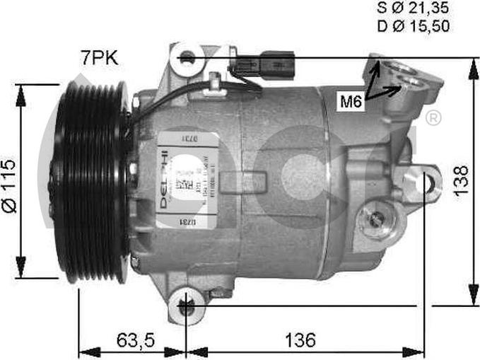 ACR 133149 - Kompresors, Gaisa kond. sistēma ps1.lv
