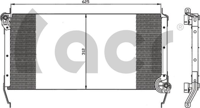 ACR 300577 - Kondensators, Gaisa kond. sistēma ps1.lv