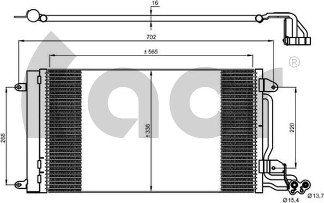 ACR 300669 - Kondensators, Gaisa kond. sistēma ps1.lv