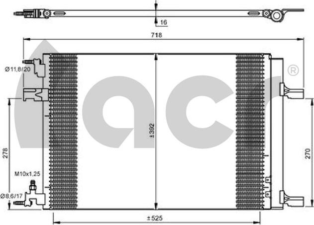 ACR 300663 - Kondensators, Gaisa kond. sistēma ps1.lv