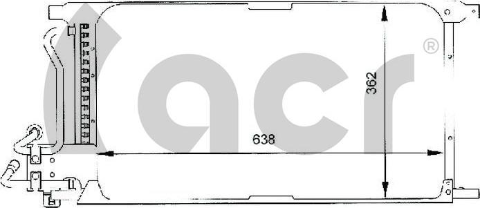 ACR 300059 - Kondensators, Gaisa kond. sistēma ps1.lv