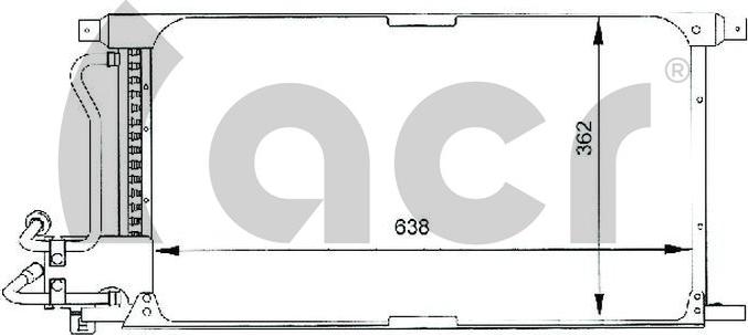 ACR 300060 - Kondensators, Gaisa kond. sistēma ps1.lv