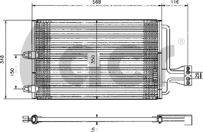 ACR 300008 - Kondensators, Gaisa kond. sistēma ps1.lv