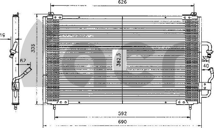 ACR 300085 - Kondensators, Gaisa kond. sistēma ps1.lv