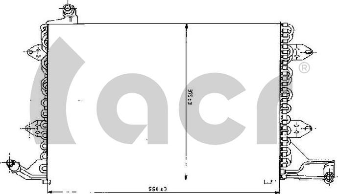 ACR 300113 - Kondensators, Gaisa kond. sistēma ps1.lv