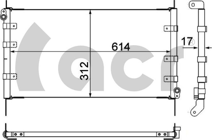 ACR 300176 - Kondensators, Gaisa kond. sistēma ps1.lv