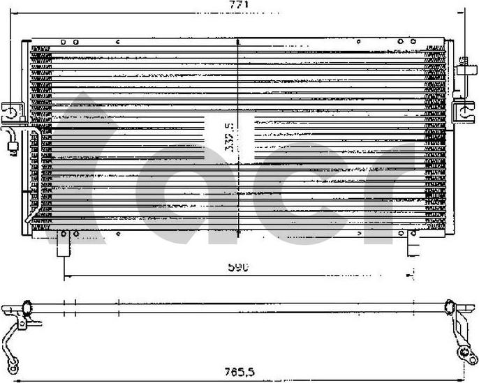 ACR 300245 - Kondensators, Gaisa kond. sistēma ps1.lv