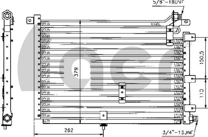 ACR 300265 - Kondensators, Gaisa kond. sistēma ps1.lv