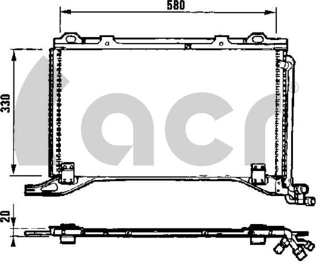 ACR 300287 - Kondensators, Gaisa kond. sistēma ps1.lv