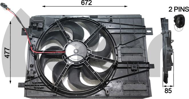 ACR 330607 - Ventilators, Motora dzesēšanas sistēma ps1.lv