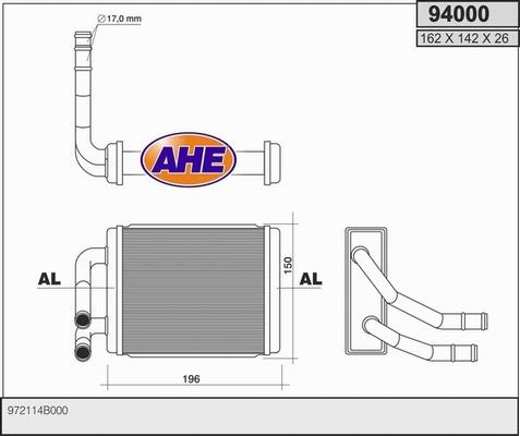 AHE 94000 - Siltummainis, Salona apsilde ps1.lv