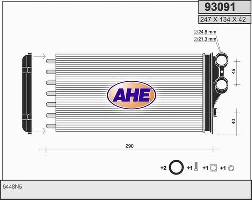 AHE 93091 - Siltummainis, Salona apsilde ps1.lv