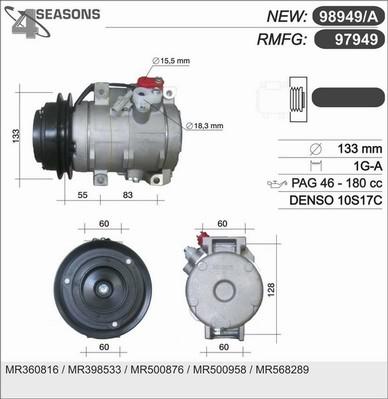 AHE 98949/A - Kompresors, Gaisa kond. sistēma ps1.lv