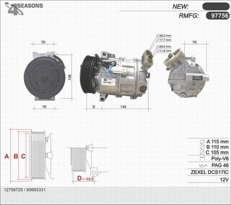 AHE 97756 - Kompresors, Gaisa kond. sistēma ps1.lv