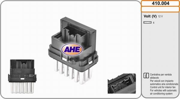 AHE 410.004 - Vadības bloks, Elektroventilators (Motora dzesēšana) ps1.lv