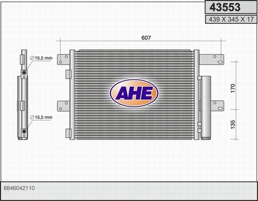 AHE 43553 - Kondensators, Gaisa kond. sistēma ps1.lv