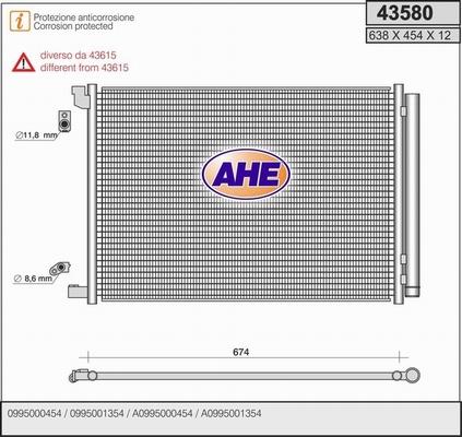 AHE 43580 - Kondensators, Gaisa kond. sistēma ps1.lv