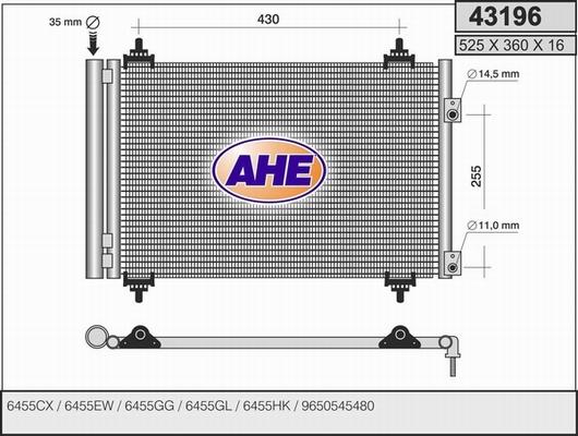 AHE 43196 - Kondensators, Gaisa kond. sistēma ps1.lv