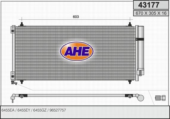 AHE 43177 - Kondensators, Gaisa kond. sistēma ps1.lv