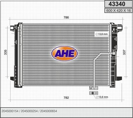 AHE 43340 - Kondensators, Gaisa kond. sistēma ps1.lv