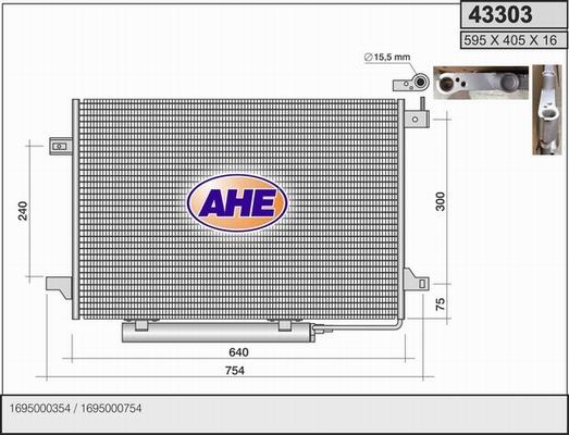 AHE 43303 - Kondensators, Gaisa kond. sistēma ps1.lv