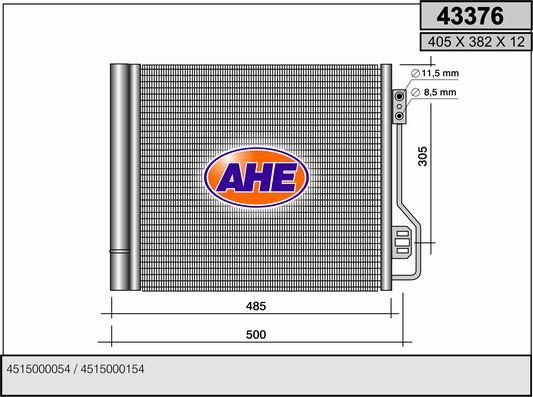 AHE 43376 - Kondensators, Gaisa kond. sistēma ps1.lv